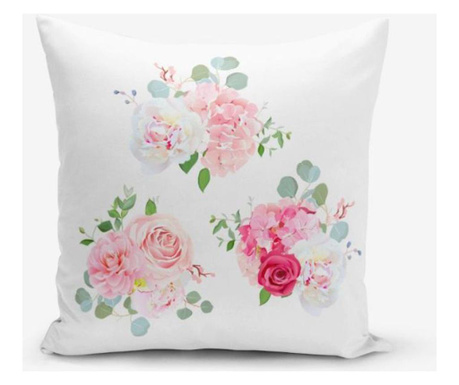 Minimalist Cushion Covers 3 Pieces  Flower Párnahuzat 45x45 cm