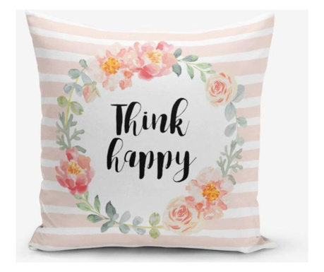 Fata de perna Minimalist Cushion Covers Flower Think Happy 45x45 cm