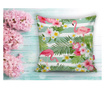Fata de perna Minimalist Cushion Covers Flamingo Palm Modern Kılrnet 45x45 cm
