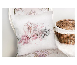 Fata de perna Minimalist Home World, Minimalist Cushion Covers Ogea Flower Leaf, poliester, bumbac, 45x45 cm