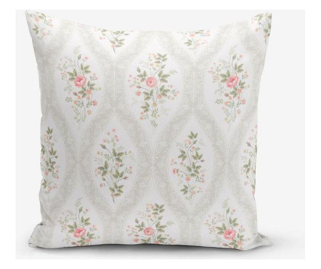 Minimalist Cushion Covers Special Design Flower Bakılı Modern Párnahuzat 45x45 cm