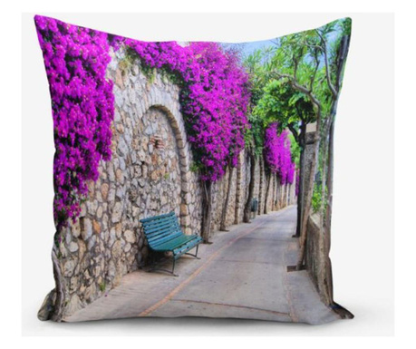 Minimalist Cushion Covers Purple Street Párnahuzat 45x45 cm