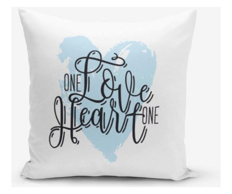 Poszewka na poduszkę Minimalist Cushion Covers Love Heart Writing...