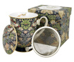 Cana  de ceai cu infuzor si capac Duo Gift, Thief, portelan, 325 ml