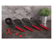 Комплект 4 кухненски инструменти Metallic Line- Burgundy