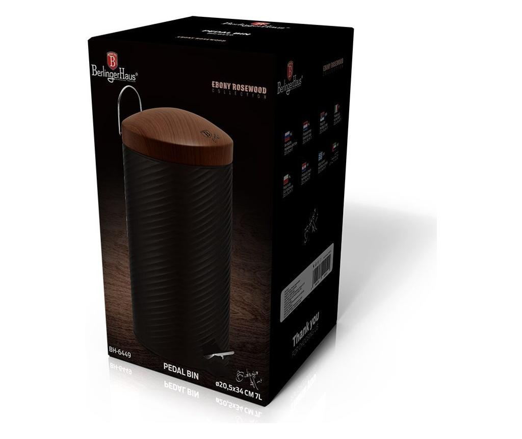 Kanta za smeće s pedalom Ebony Rosewood - 2