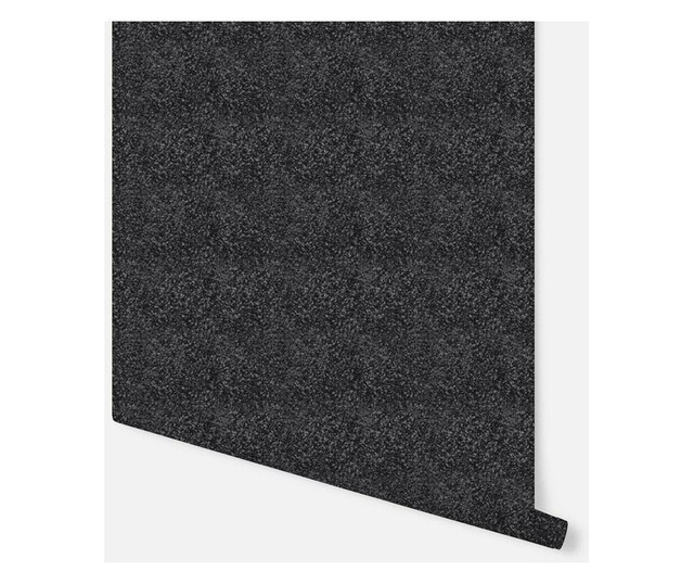 Glitterati Plain Black Tapéta 53x1005 cm