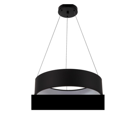Lustra Light Prestige, metal, LED 3000K, max. 25 W, negru, 45x45x120 cm