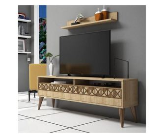 Zestaw komoda TV i półka ścienna