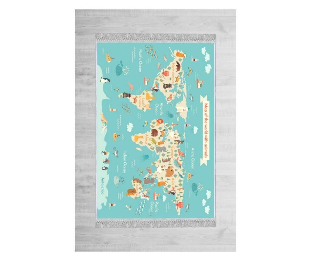 Covor copii Homefesto, 80x120 cm, multicolor