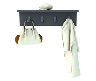 Etajera Puqa Design, PAL melaminat, 60x15x16 cm