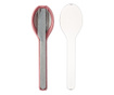 Set tacamuri 3 piese Mepal, Ellipse, inox, roz