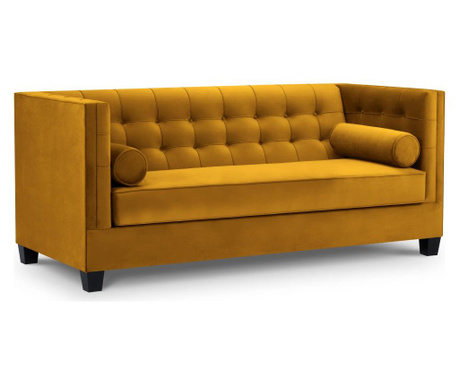 Grenelle Yellow Kihúzható háromszemélyes kanapé