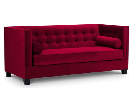 Grenelle Red Háromszemélyes kanapé