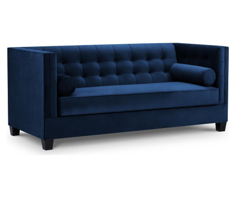 Grenelle Royal Blue Kihúzható háromszemélyes kanapé