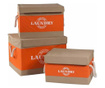 Комплект 3 кутии с капак за съхранение Deluxe Orange