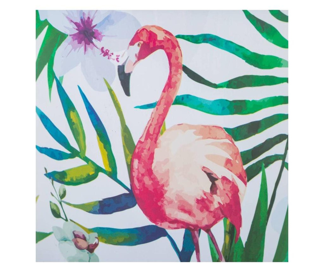 Vas decorativ cu capac Flamingo