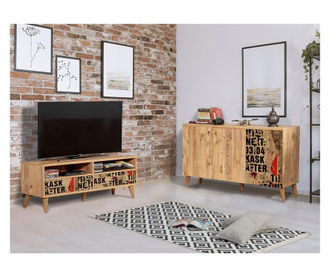 Set - TV omarica in konzolna miza