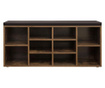 Bancheta cu spatiu pentru depozitare Vasagle, maro rustic, 104x30x48 cm