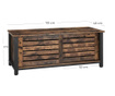 Comoda TV Vasagle, PAL, 100x40x45 cm, maro rustic