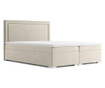 Annecy Beige Boxspring ágy tárolóhellyel és védőmatraccal 160x200 cm