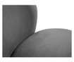 Scaun Kooko Home, Velvet Marimba Light Grey, gri deschis, 53x60x84 cm