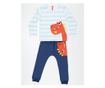 Set bluza si pantaloni Denokids, Orange Dino, multicolor
