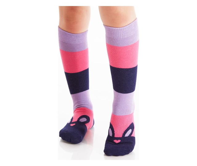 Sada 2 párov detských ponožiek Bunny 6-7 years