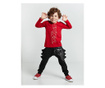 Set bluza si pantaloni Denokids, Dino Spikes, rosu/negru