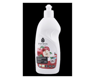 Purenn Detergent Lichid Pentru Spalat Vase Cu Mar Si Ceai Verde Eco/bio 500ml