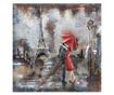 Tablou Umbrela rosie, 70x70 cm