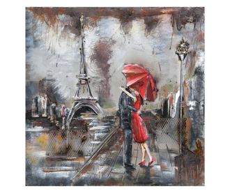 Tablou Umbrela rosie, 70x70 cm