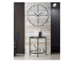 Ceas de perete Mauro Ferretti, fier, 60x4x60 cm, negru/gri argintiu