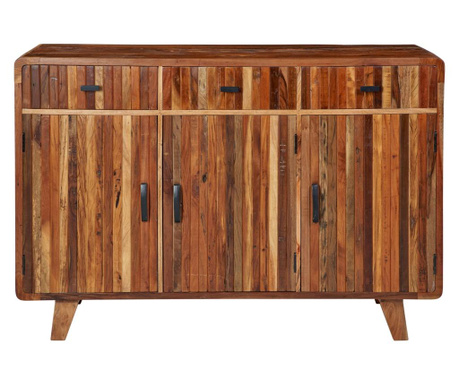 Dulapior Novita Home, lemn reciclat, 150x40x100 cm, maro