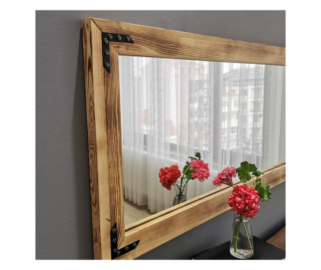 Oglinda de perete Neostill, lemn de pin, 110x3x50 cm