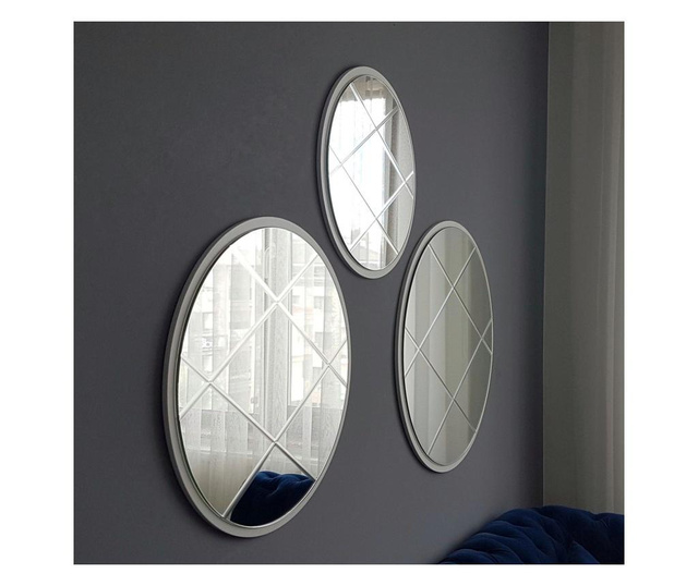 Комплект 3 огледала за стена