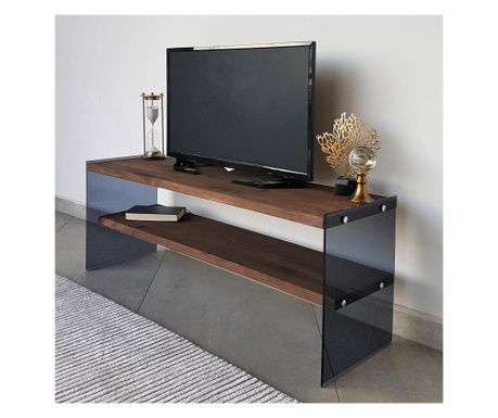 Comoda TV Neostill, lemn masiv, 120x35x45 cm