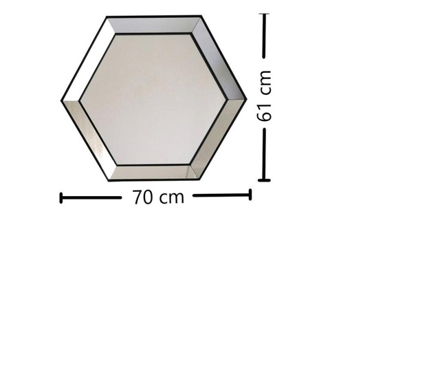 Oglinda de perete Neostill, PAL melaminat, 61x3x70 cm