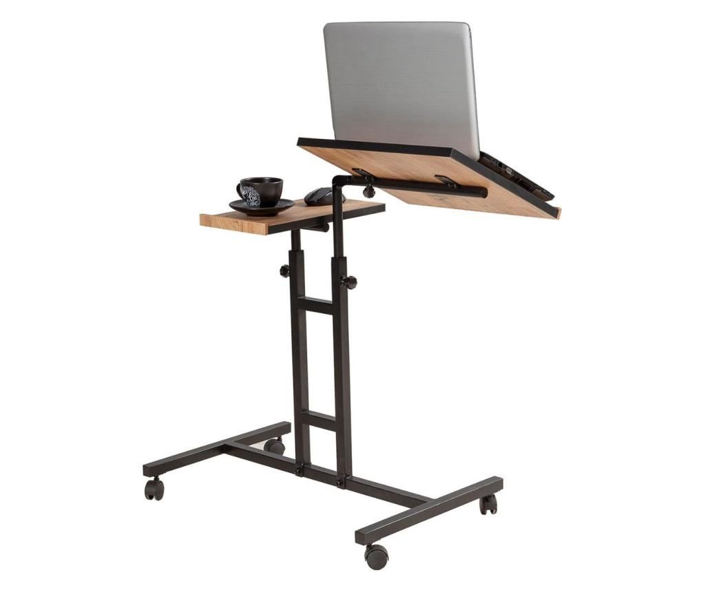 Regulowany stolik pod laptop z kółkami - 4