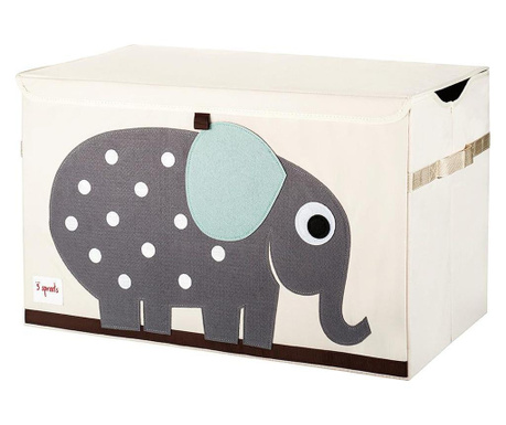 Cutie depozitare pentru camera copiilor, Elefant, XL
