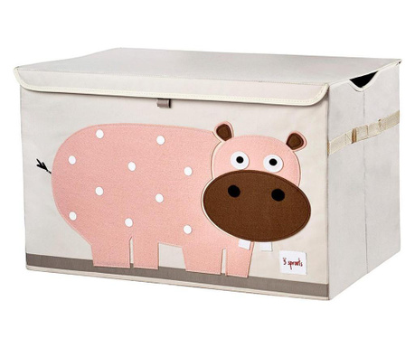 Cutie depozitare pentru camera copiilor, Hippo, XL