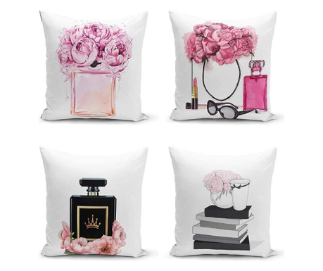 Set 4 jastučnice Minimalist Cushion Covers Coco Lady Fashion 45x45 cm