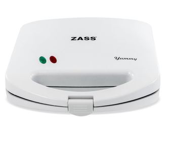 Sandwich-maker Zass ZSM 01, 750W, Alb