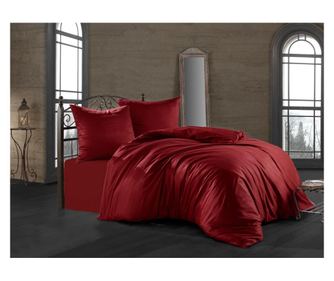Спално бельо King Satin Extra Bordeaux