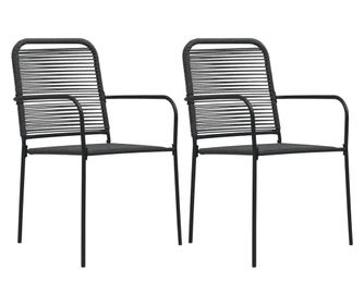 Kt darab fekete kerti szk, pamut s aclktllel