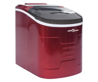 Aparat za izradu leda, crveni, 2,4 L, 15 kg/24 h