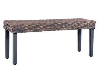 Pad, szrke, 110 cm, termszetes rattan kubu s tmr mangfa