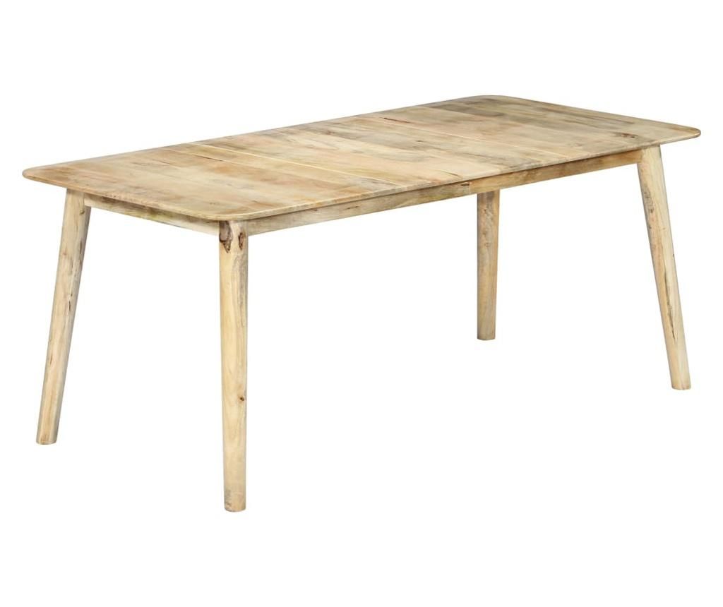 Konyhai asztal, 180 x 90 x 76 cm, tmr mangfa