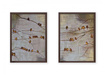 Set 2 tablouri Oyo Concept, lemn masiv, Tablou imprimat digital multicolor