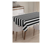 Покривка за маса Minimalist Tablecloths Black White Striped Timeless Classic 120x140 см